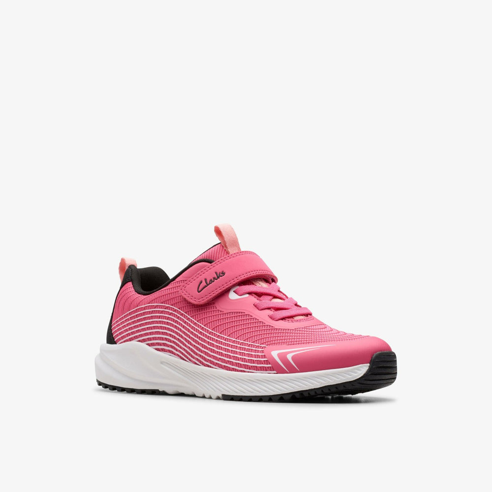 Deyes Dash Kid Pink Synthetic | Clarks for sale