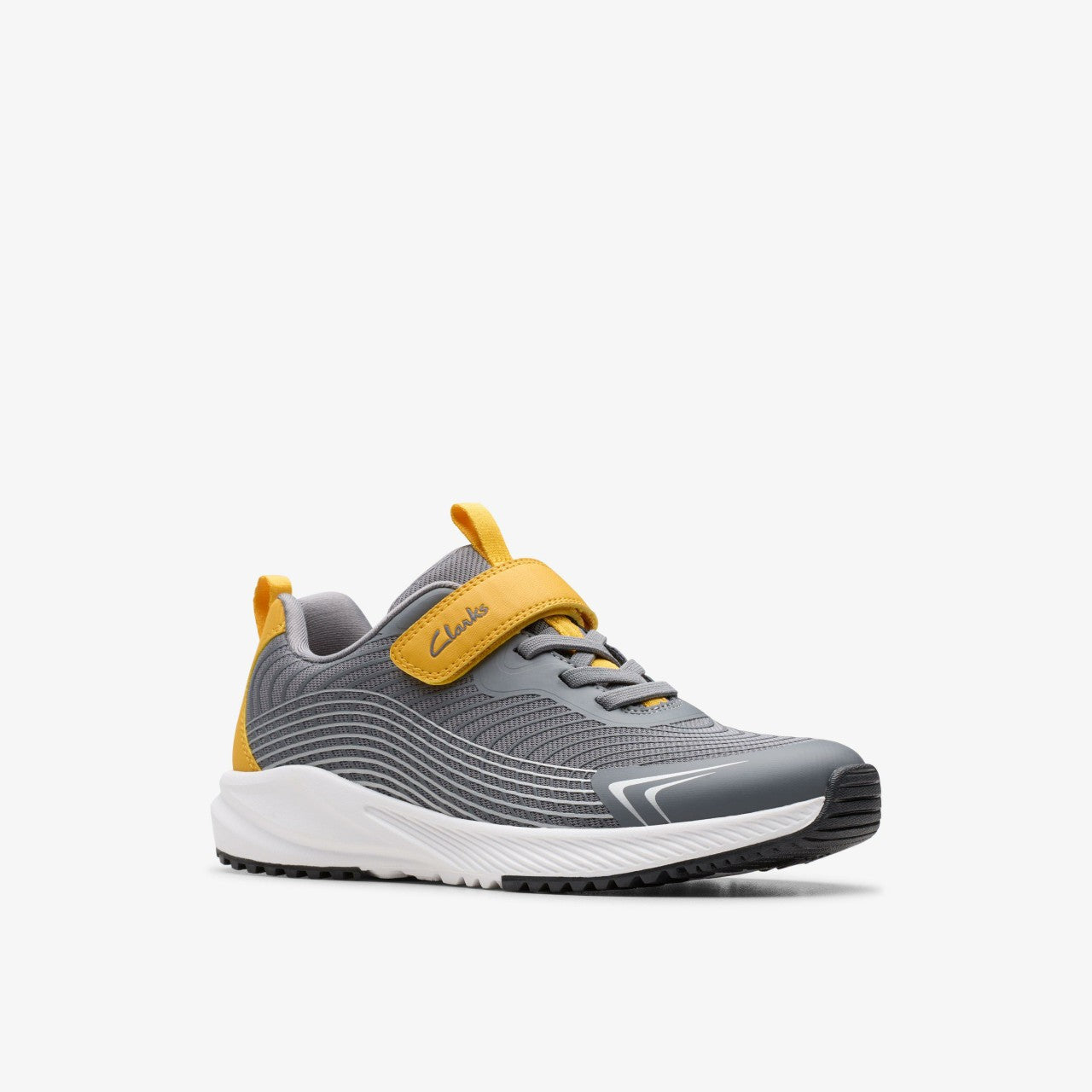Deyes Dash Kid Grey Synthetic | Clarks Sale