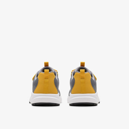 Deyes Dash Kid Grey Synthetic | Clarks Sale