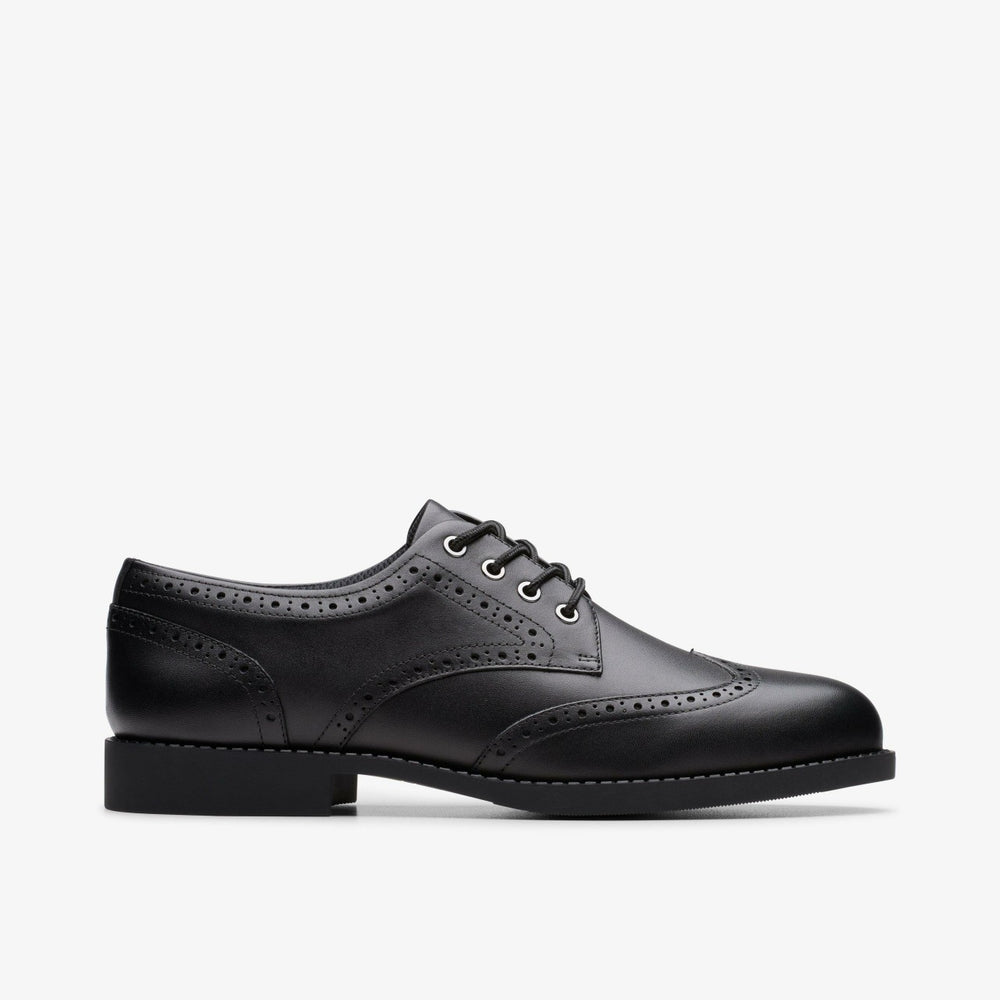 Tapa Pure Youth Black Leather | Clarks outlet