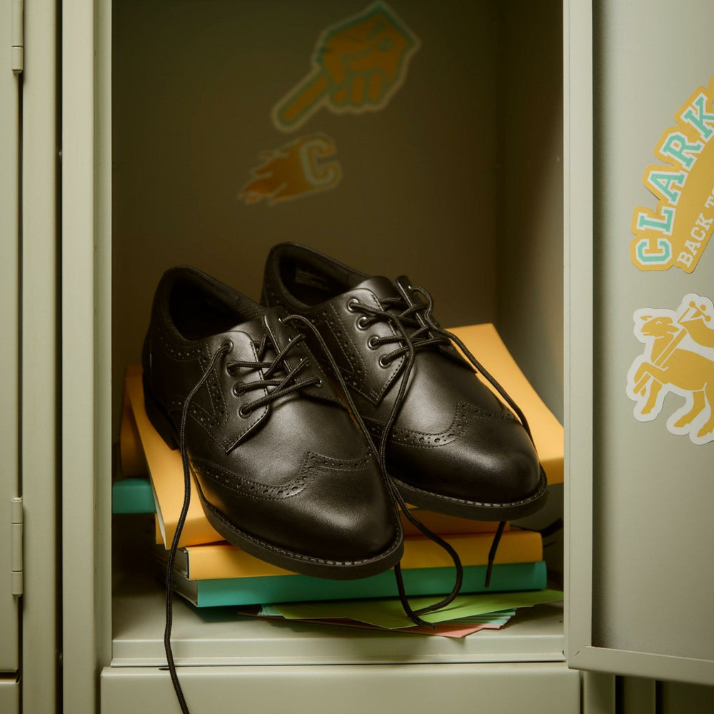 Tapa Pure Youth Black Leather | Clarks outlet