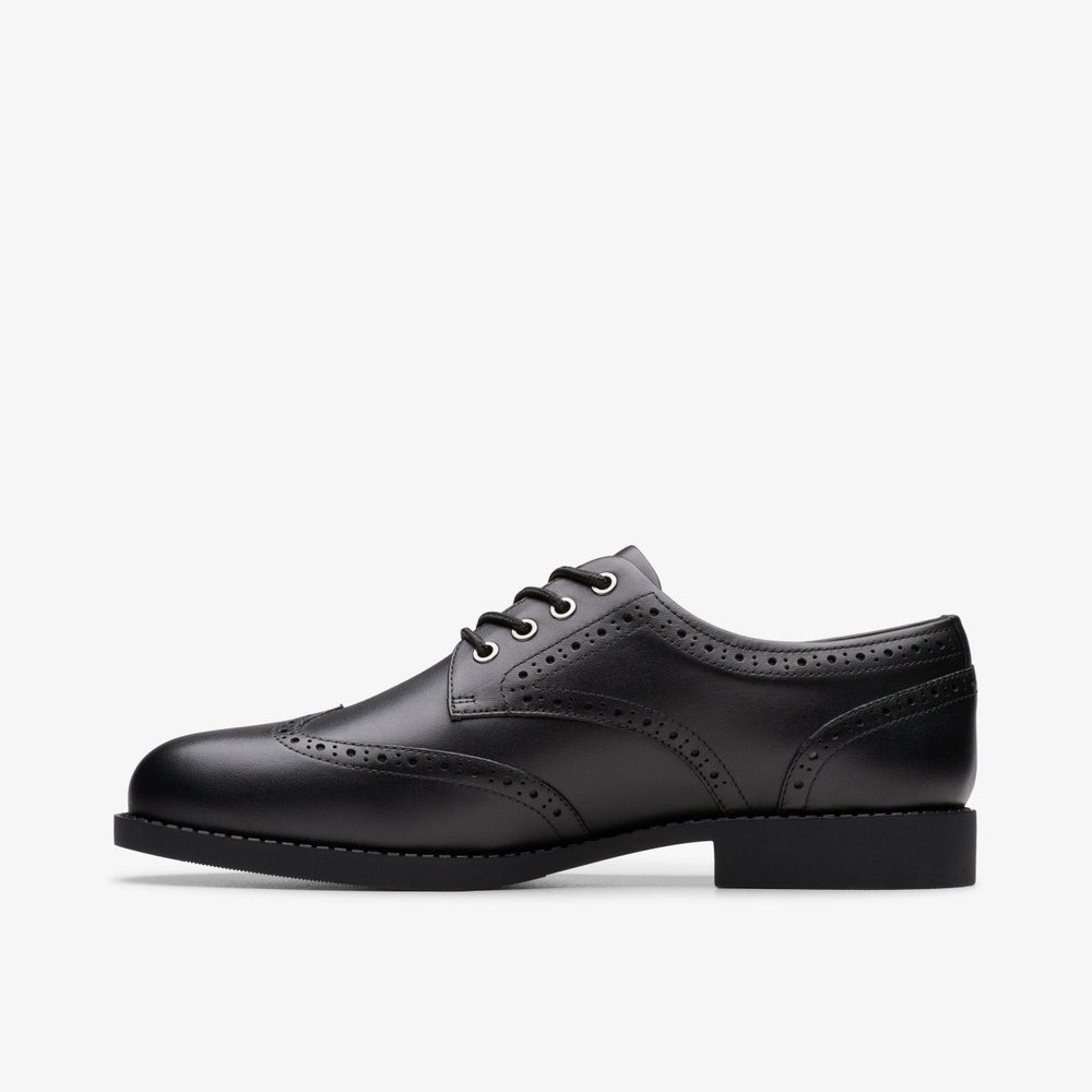 Tapa Pure Youth Black Leather | Clarks outlet