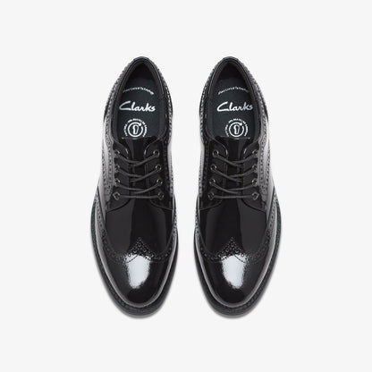 Tapa Pure Youth Black Patent | Clarks Sale