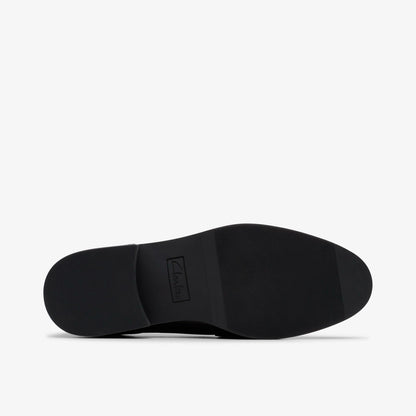 Tapa Edge Youth Black Leather | Clarks for sale