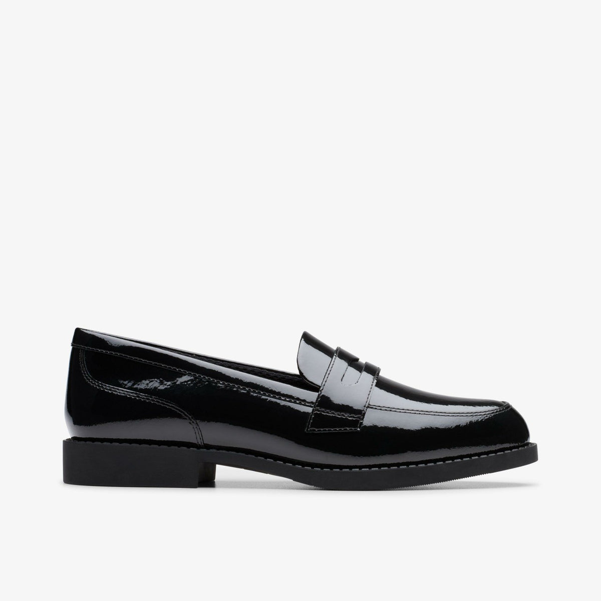 Tapa Edge Youth Black Patent | Clarks on Sale