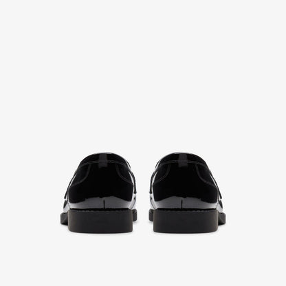 Tapa Edge Youth Black Patent | Clarks on Sale
