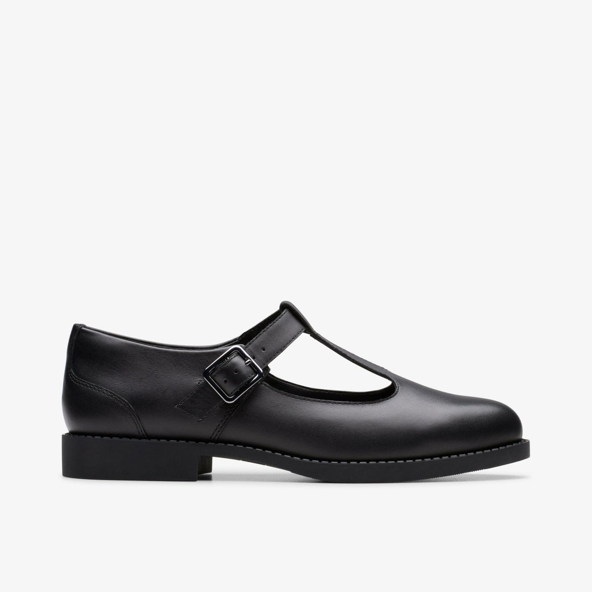 Tapa Hope Youth Black Leather | Clarks on Sale