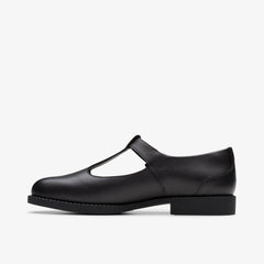 Tapa Hope Youth Black Leather | Clarks on Sale