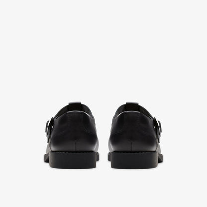 Tapa Hope Youth Black Leather | Clarks on Sale
