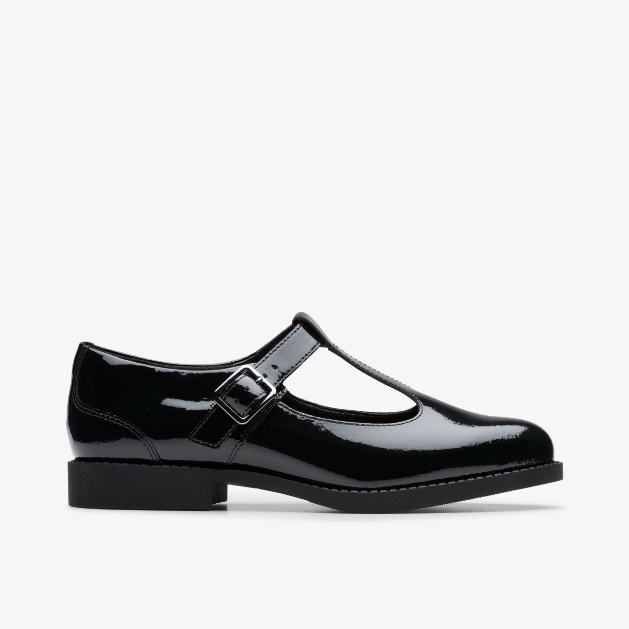 Tapa Hope Youth Black Patent | Clarks for sale
