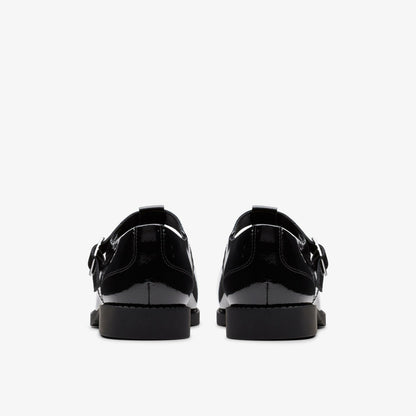 Tapa Hope Youth Black Patent | Clarks for sale