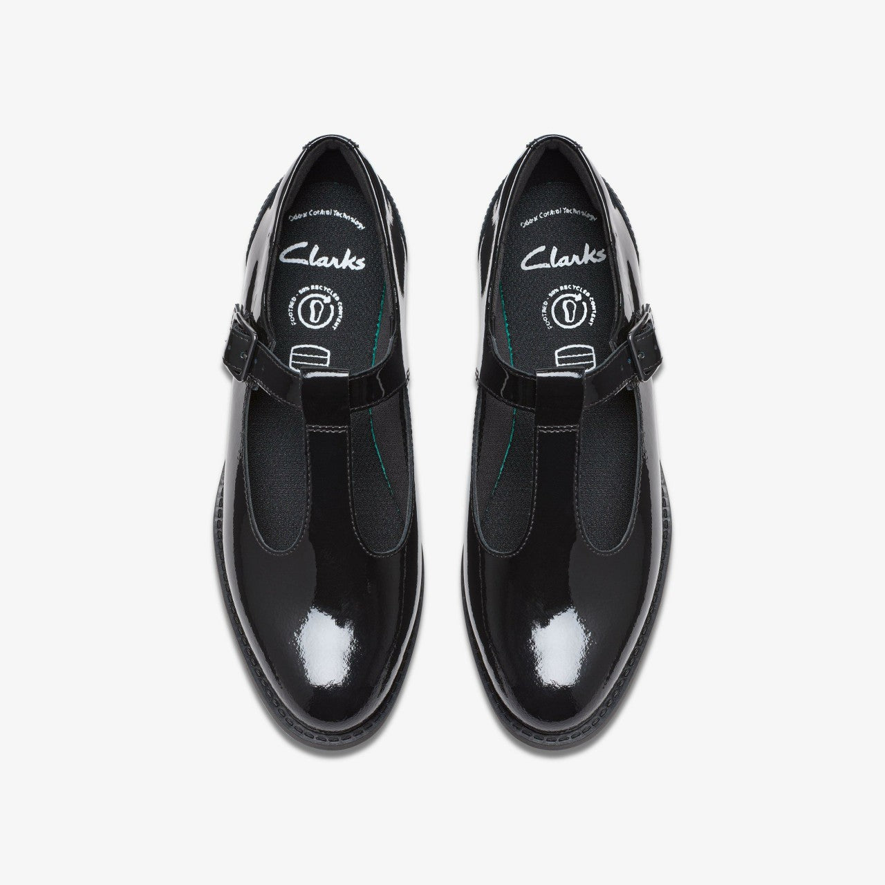 Tapa Hope Youth Black Patent | Clarks for sale