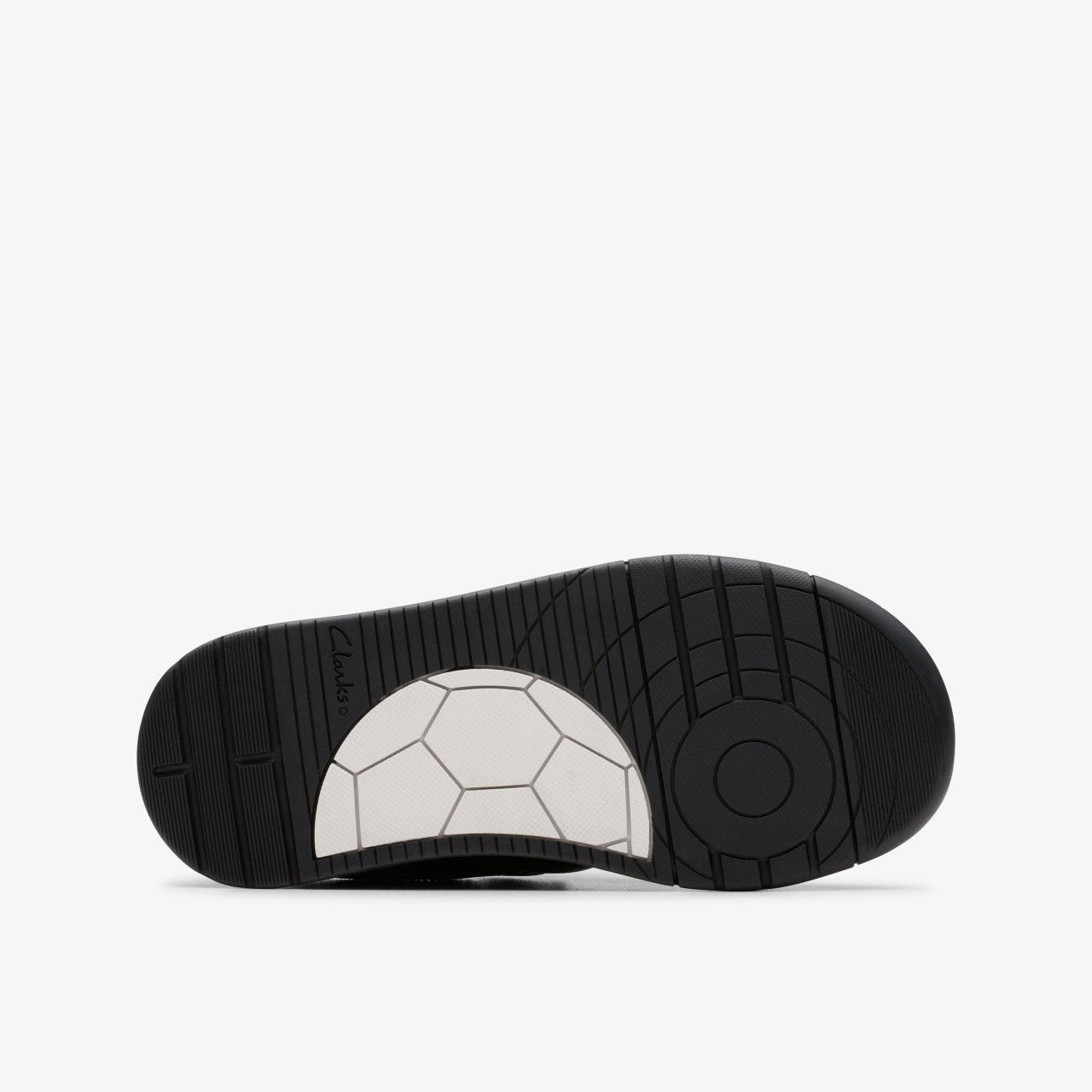 Laser Cross Kid Black Leather | Clarks outlet