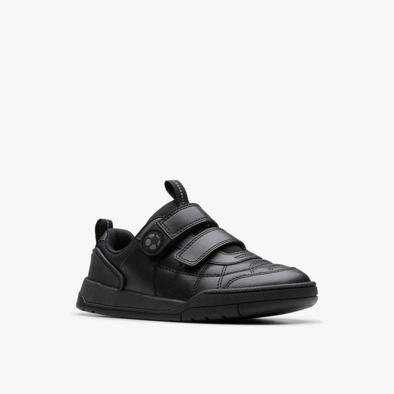 Laser Cross Kid Black Leather | Clarks outlet