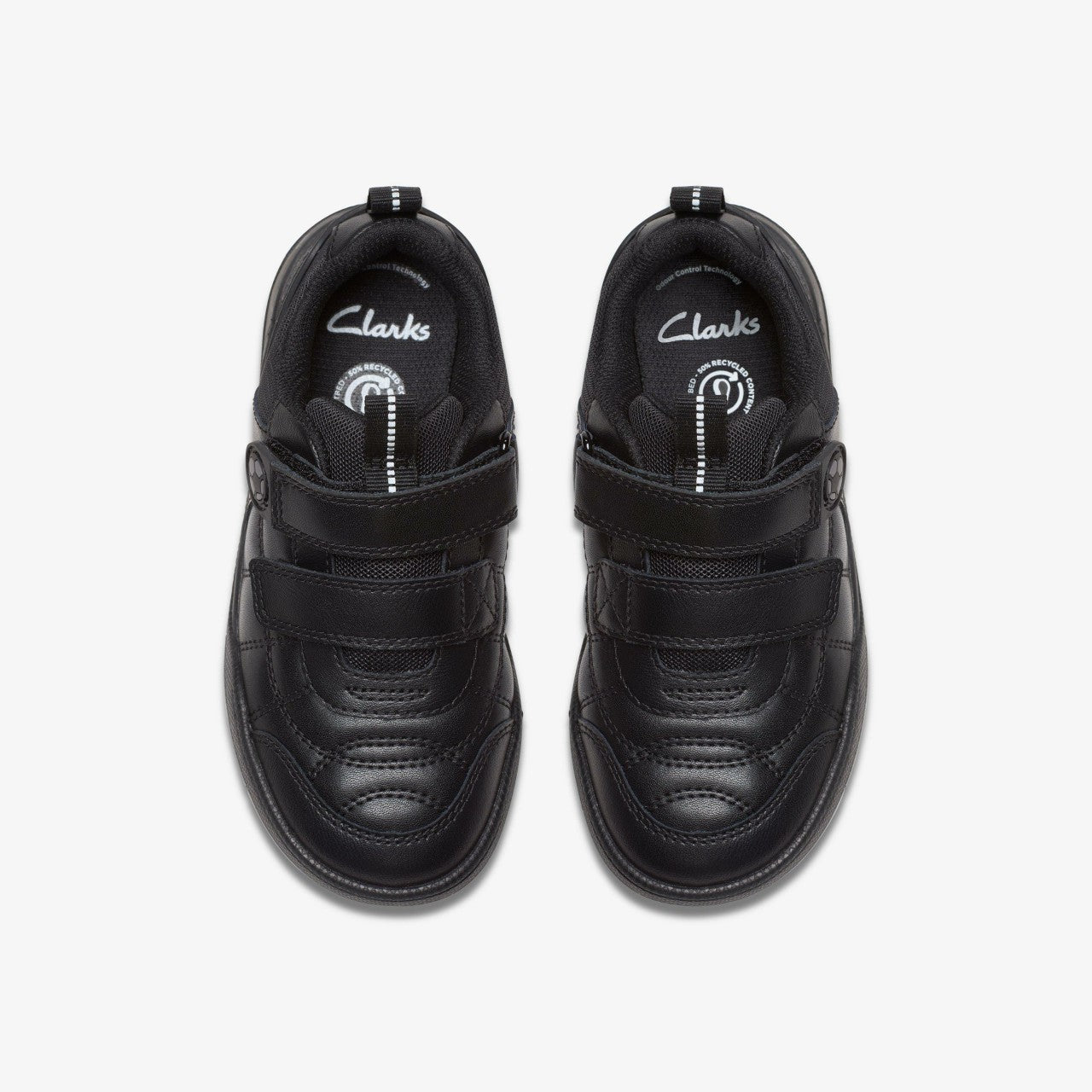 Laser Cross Kid Black Leather | Clarks outlet