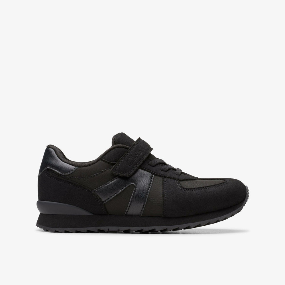 Jaspen Vibe Kid Black/Black | Clarks online