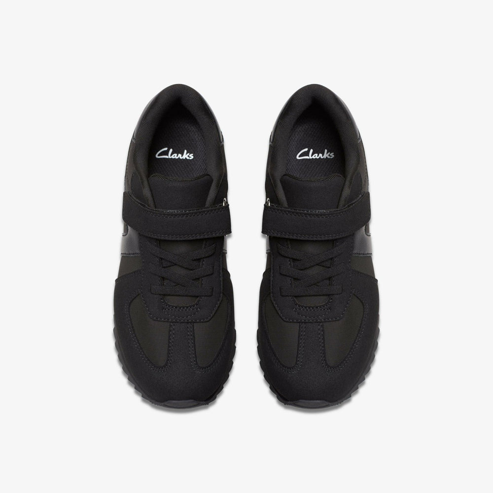 Jaspen Vibe Kid Black/Black | Clarks online