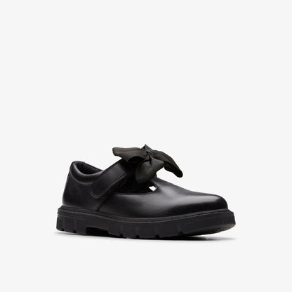 Lorcam Hope Kid Black Leather | Clarks on Sale