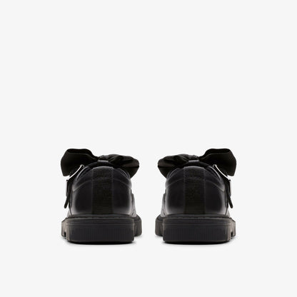 Lorcam Jane Kid Black Leather | Clarks for sale