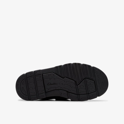 Lorcam Bow Kid Black Leather | Clarks for sale
