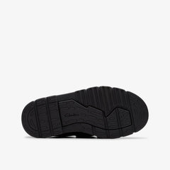 Lorcam Bow Kid Black Leather | Clarks for sale
