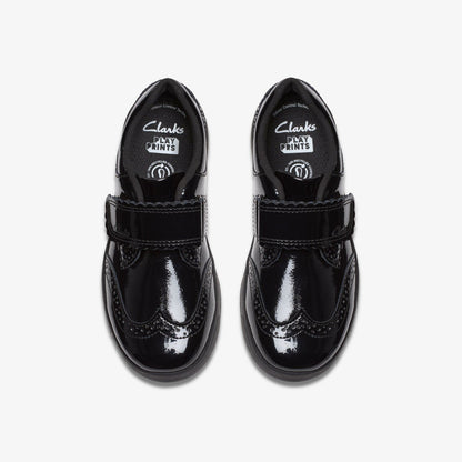 Disco Skip Kid Black Patent | Clarks for sale