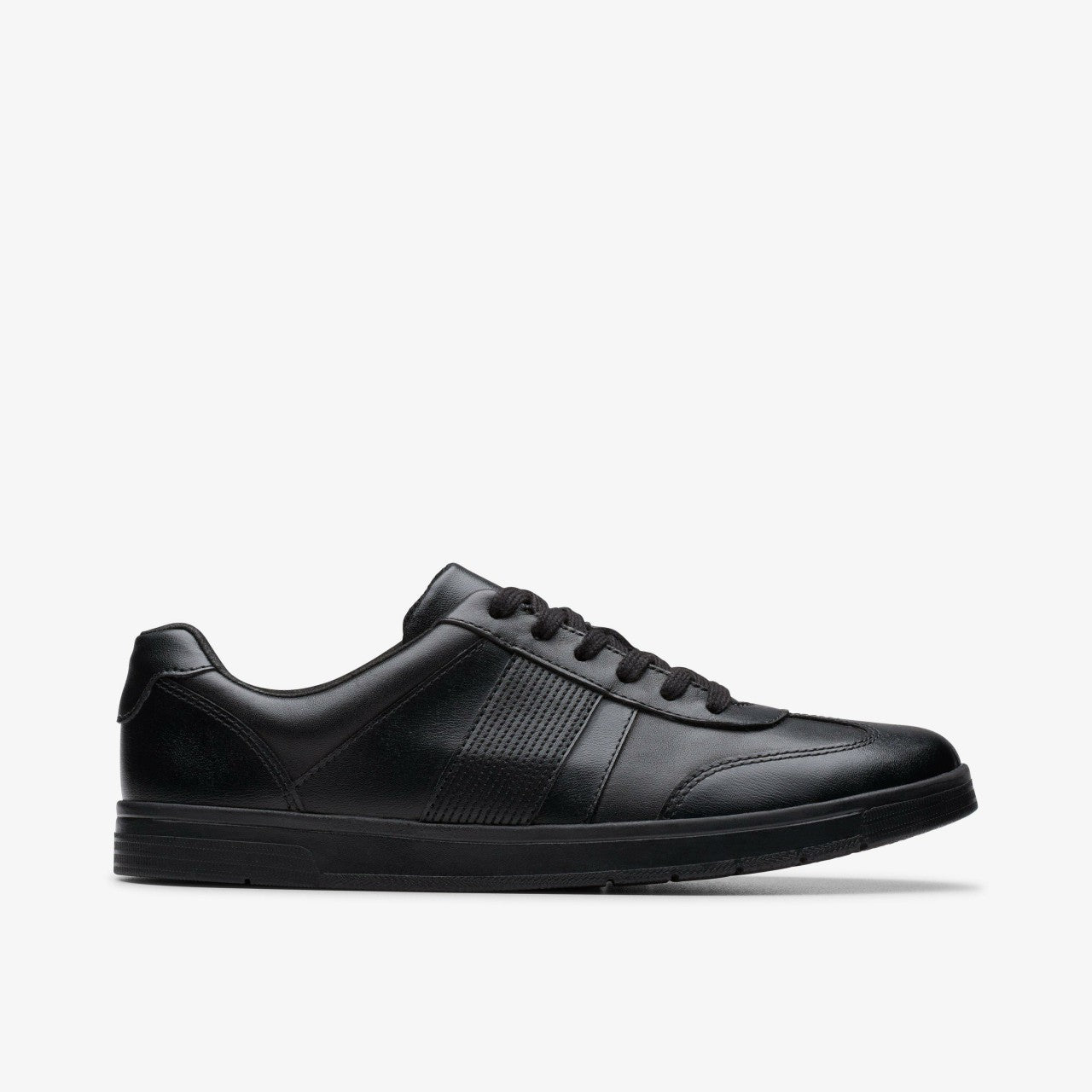 Disco Pace Youth Black Leather | Clarks for sale