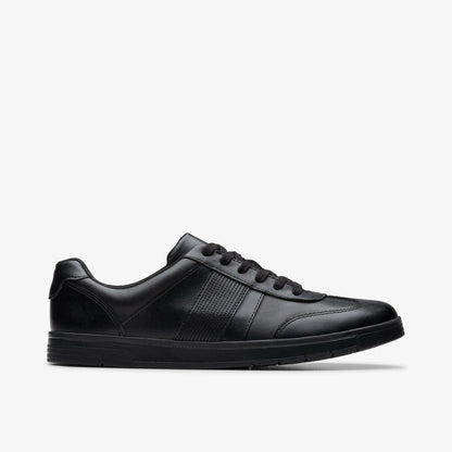 Disco Pace Youth Black Leather | Clarks for sale