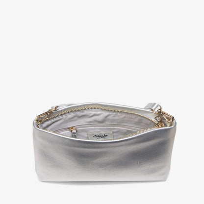 Pouch Bag Silver | Clarks outlet