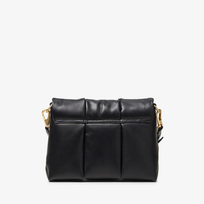 Puffy Crossbody Black Leather | Clarks discount