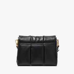 Puffy Crossbody Black Leather | Clarks discount