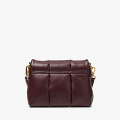 Puffy Crossbody Burgundy Leather | Clarks online