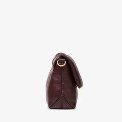 Puffy Crossbody Burgundy Leather | Clarks online