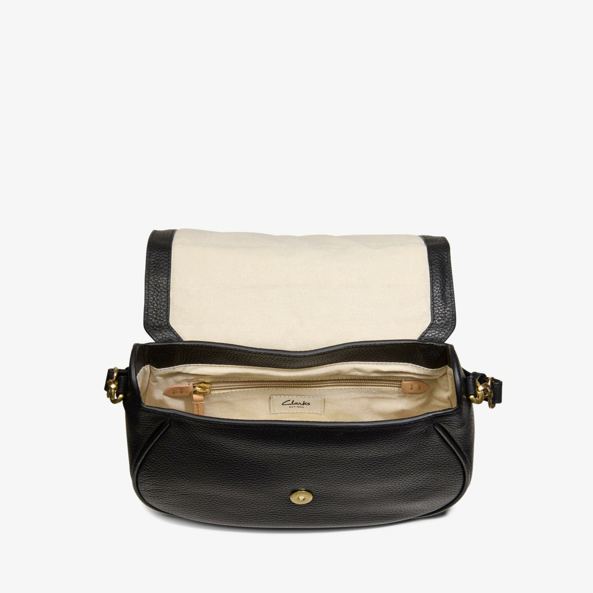 Utility Saddle Black Leather | Clarks on Sale