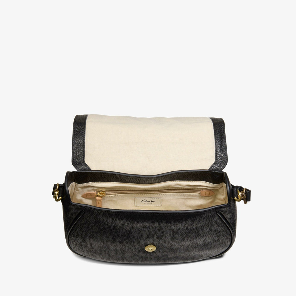 Utility Saddle Black Leather | Clarks on Sale