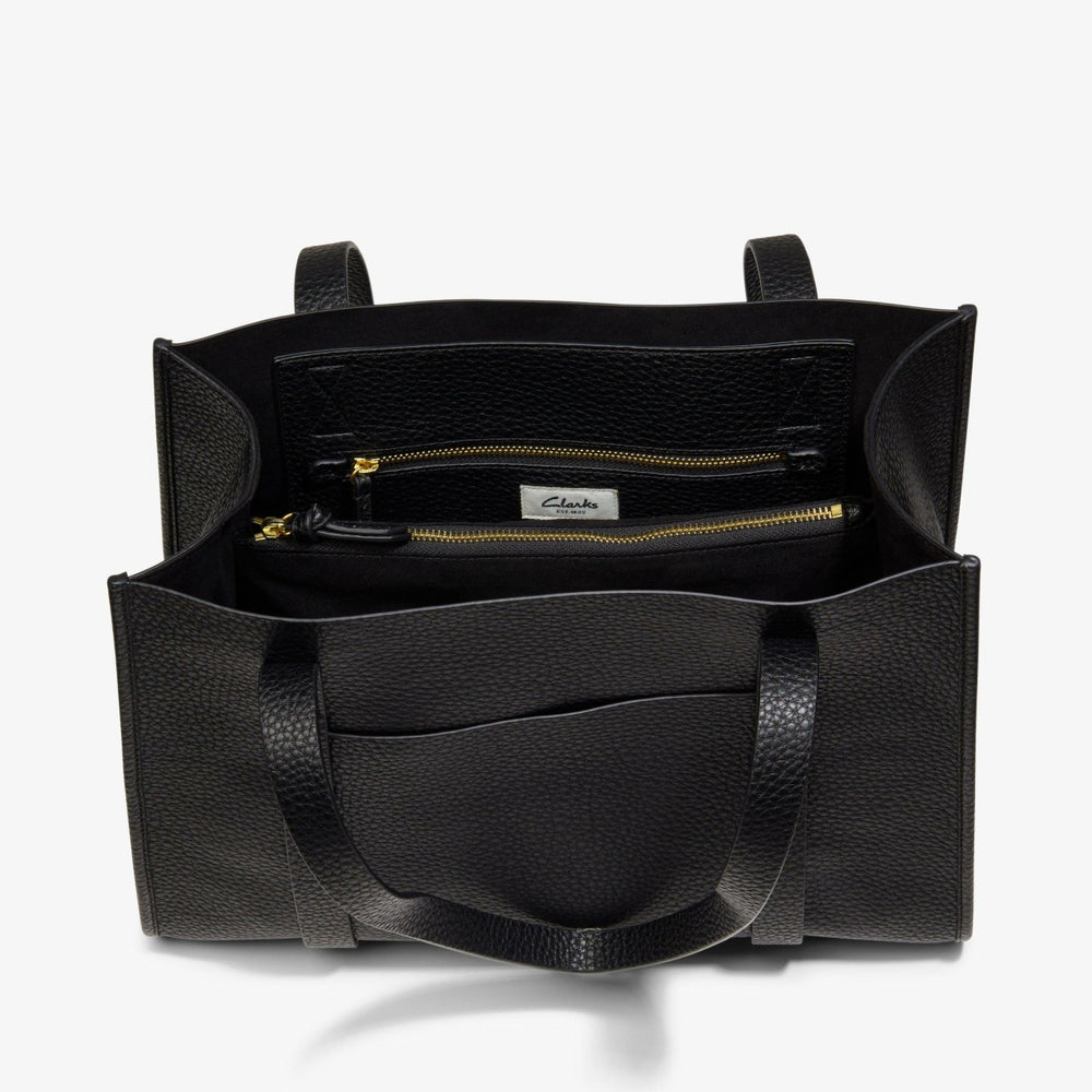 Shopper Tote Black | Clarks discount
