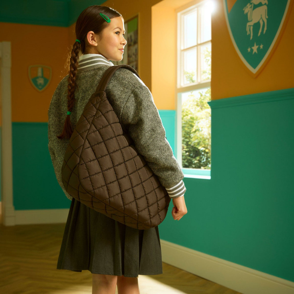 Quilted Tote Dark Brown | Clarks on Sale