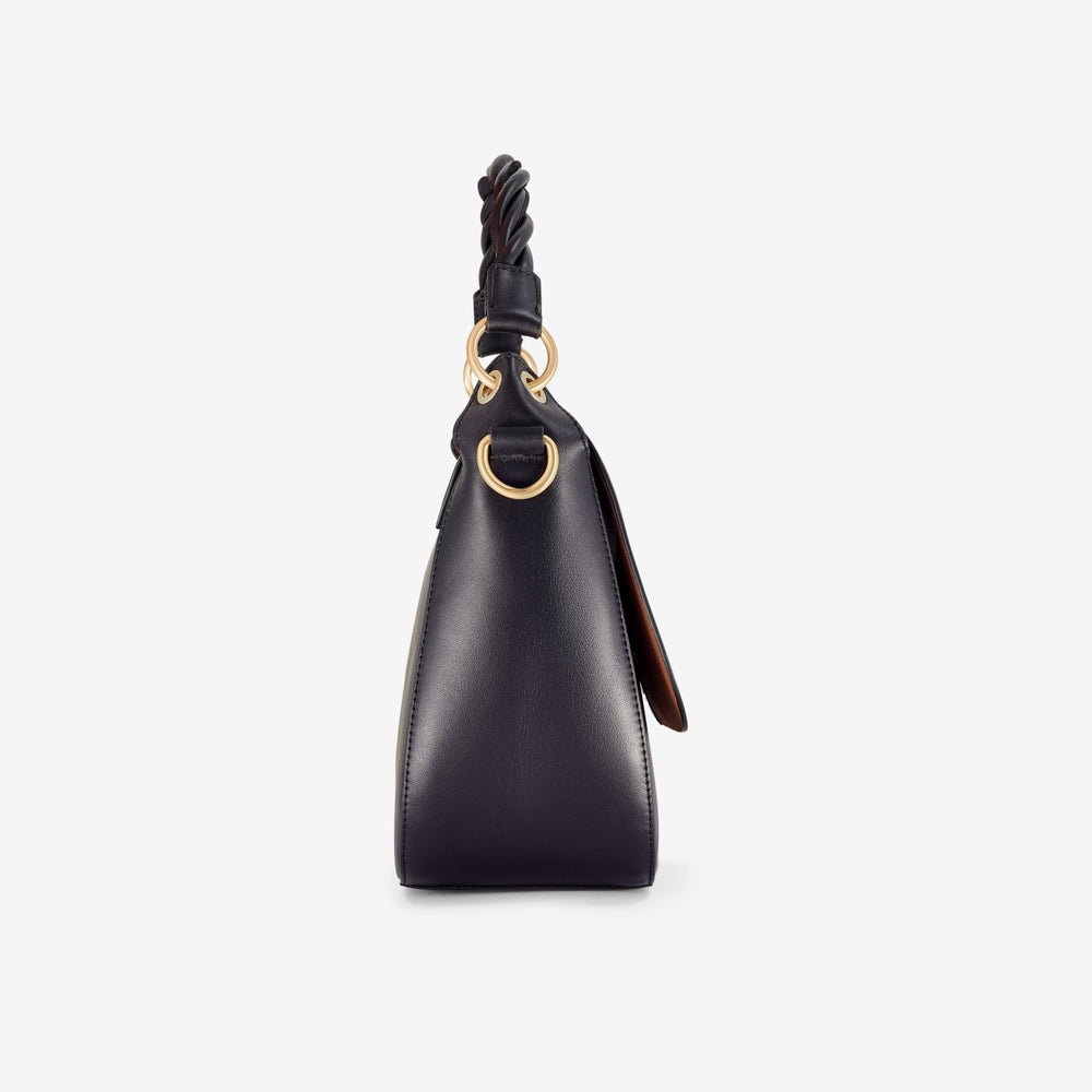 Twist Midi Black Leather | Clarks outlet