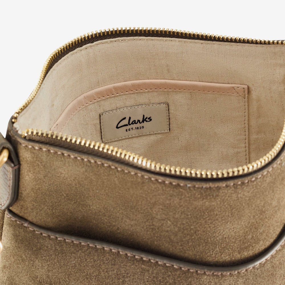 Willow Cross Olive Suede | Clarks on Sale