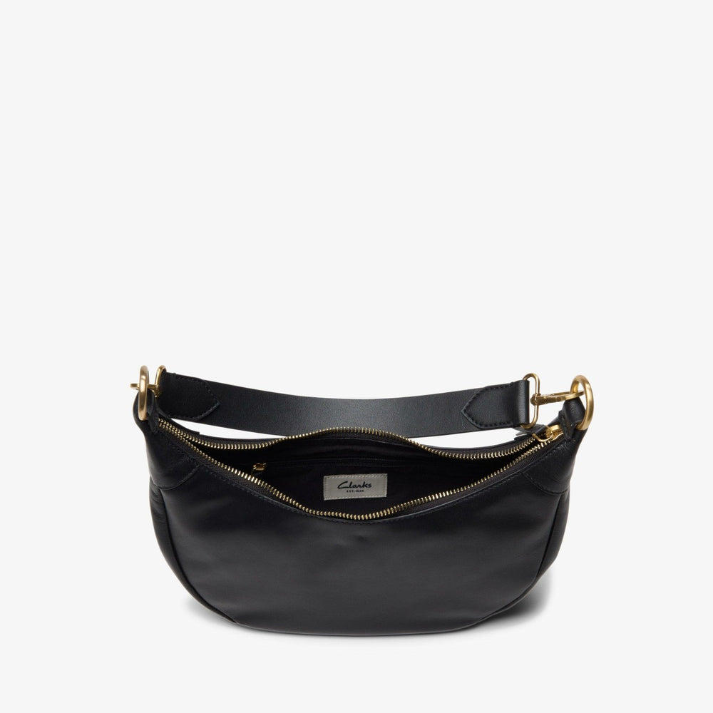 Willow Moon Mini Black Leather | Clarks for sale