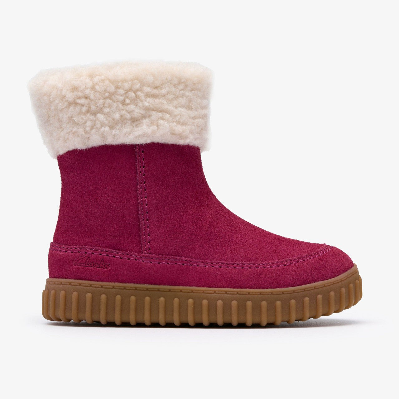 Cove Snug Toddler Berry Suede | Clarks Sale