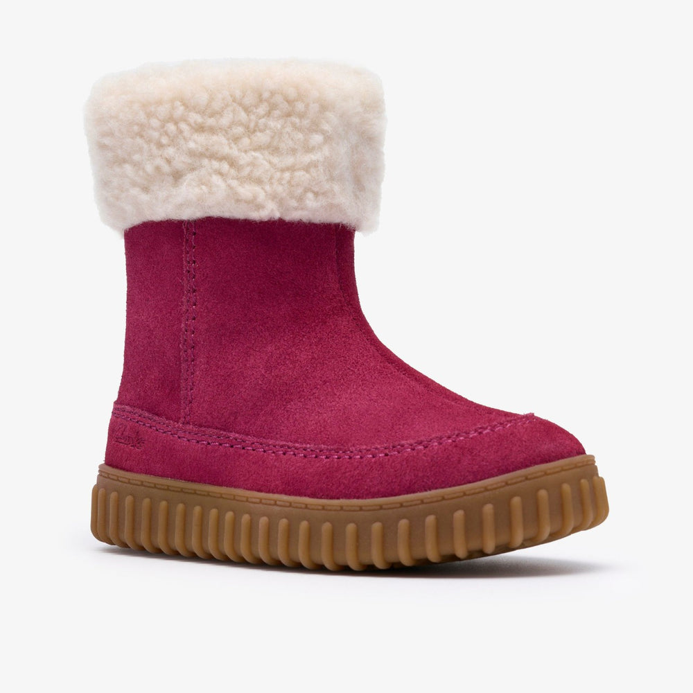 Cove Snug Toddler Berry Suede | Clarks Sale