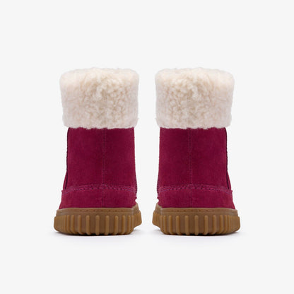 Cove Snug Toddler Berry Suede | Clarks Sale