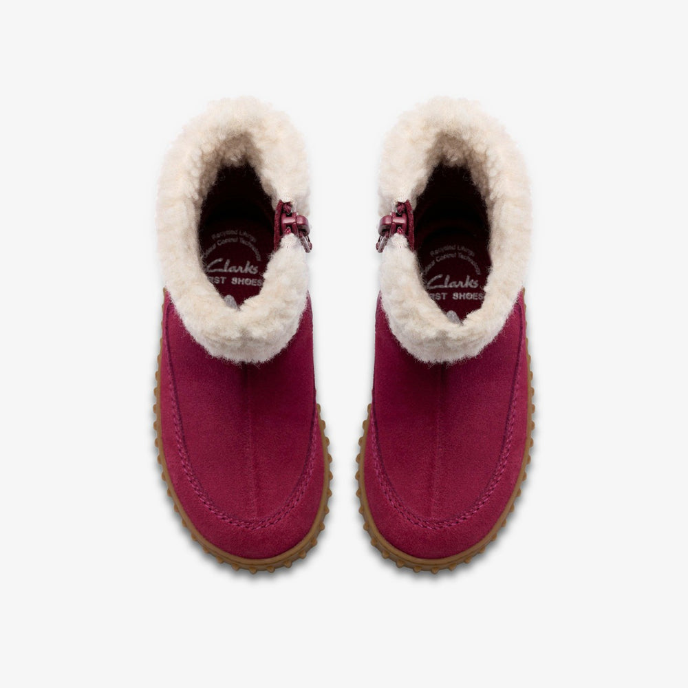 Cove Snug Toddler Berry Suede | Clarks Sale