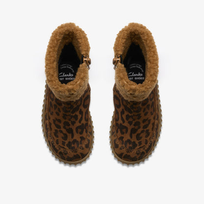 Cove Snug Toddler Leopard Print | Clarks outlet