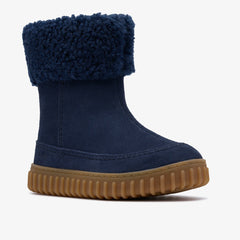 Cove Snug Toddler Navy Suede | Clarks for sale