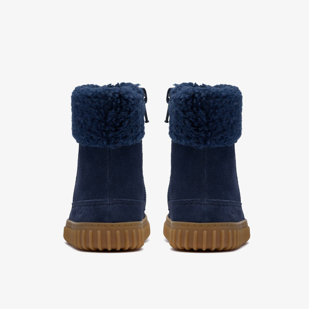 Cove Snug Toddler Navy Suede | Clarks for sale