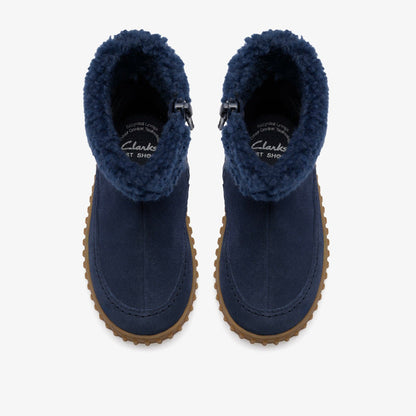 Cove Snug Toddler Navy Suede | Clarks for sale