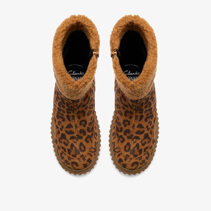 Cove Snug Kid Leopard Print | Clarks Sale