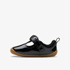 Roamer Trim Toddler Black Patent | Clarks online